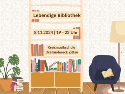 08.11.2024: „Leben mit Leidenschaft“ – Lebendige Bibliothek zur Zittauer&nbsp;Lesenacht