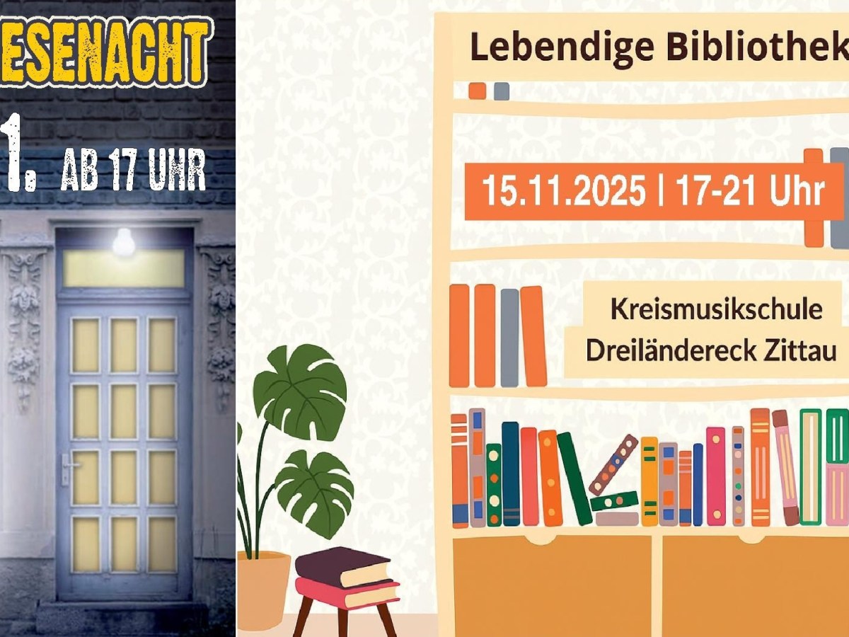 15.11.2024: Zittauer Lesenacht mit Lebendiger Bibliothek – „Freundschaft – verbunden, vertraut, unersetzlich“